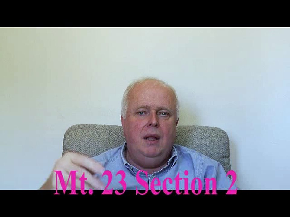 Matthew 23 section 2, Rabbi, Rabbi!