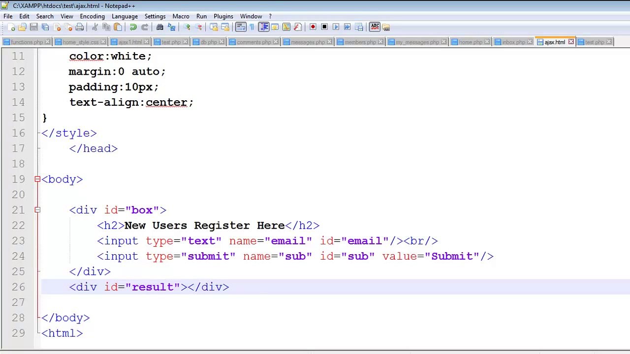 L3-AJAX with PHP Tutorials in Urdu-startuppk