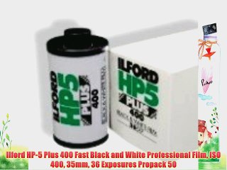 Ilford HP-5 Plus 400 Fast Black and White Professional Film ISO 400 35mm 36 Exposures Propack
