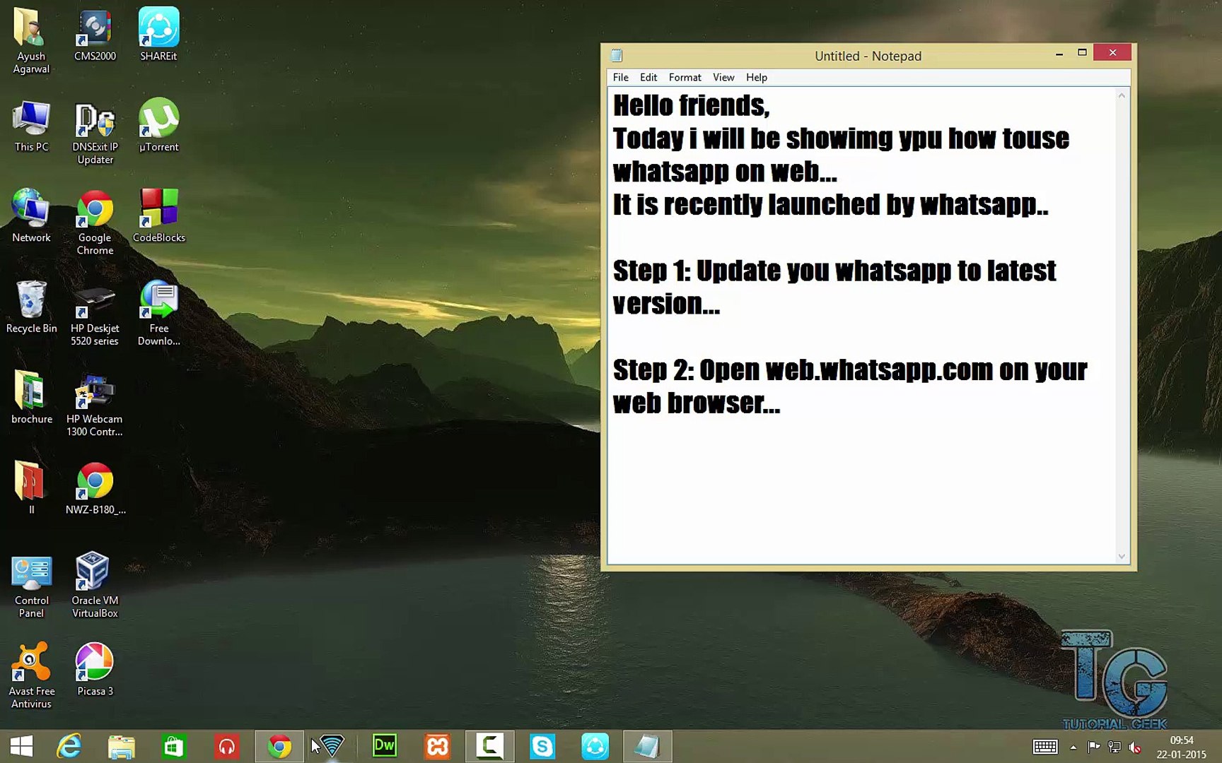 ⁣Whatsapp Web: Now enjoy whatsapp on your pc.