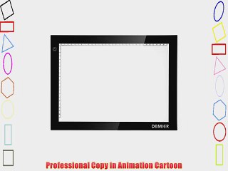 Dbmier LED Photography Artcraft Tracing Light Pad Light Box Light Board Light Table (A4)