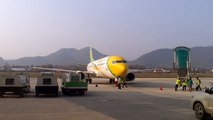 Lao Central Airlines Boeing 737-400 At Luang Prabang Airport