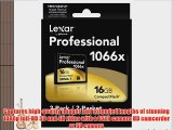 Lexar Professional 1066x 16GB CompactFlash card LCF16GCRBNA10662 - 2 Pack