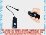 NEEWER Wireless Shutter Release For 1100D(T3) 600D(T3i) 60D 550D (Digital Rebel T2i) 500D (Digital