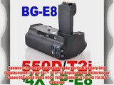 Neewer? Professional Photography Vertical Battery Grip (Replacement for BG-E8)   4x LP-E8 Replacement