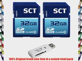 SCT 64GB (32GB x2) SD HC Class 10 Secure Digital Ultimate Extreme Speed SDHC Flash Memory Card