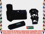 Neewer Battery Grip for Canon Rebel T2i T3i T5i/EOS 550D 600D 700D DSLR Camera   LCD Screen
