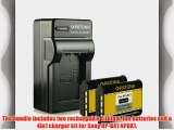 Bundle - 4in1 Charger   2x Battery Sony NP-BX1 with Infochip ? 100% compatible with Sony CyberShot