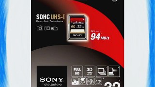 Sony 32GB SDHC Class 10 UHS-1 (SF32UX/TQ)