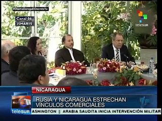 Rusia y Nicaragua refuerzan relaciones comerciales y económicas