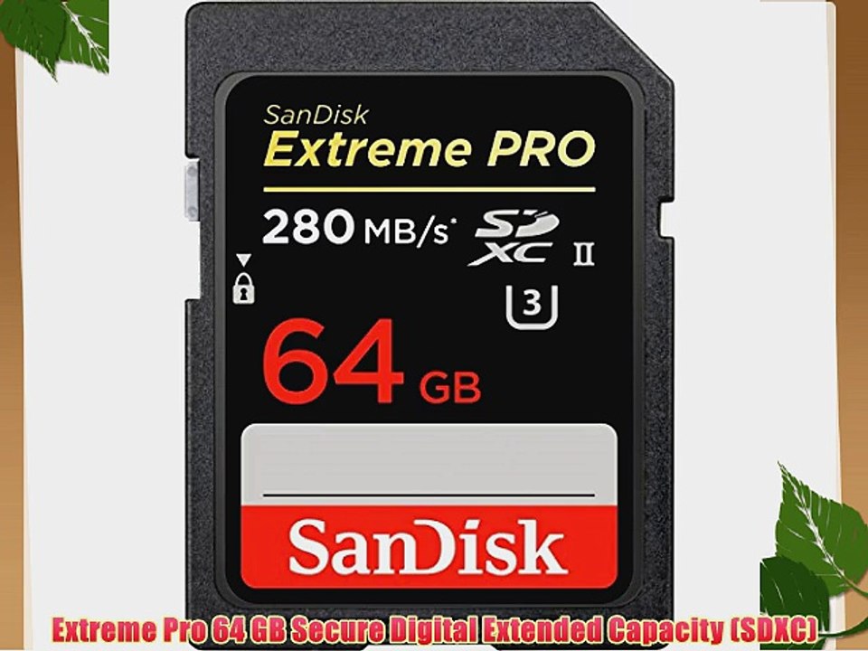 Extreme Pro 64 GB Secure Digital Extended Capacity (SDXC)