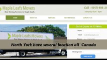 Maple Leafs Movers North York : Get A Moving Quote