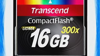 Transcend 16 GB 300x CompactFlash Memory Card TS16GCF300