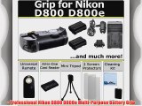 Professional D800 D800e Multi Purpose Battery Grip for Nikon D800 D800e SLR Camera 16pc Omega