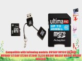 Memzi 16GB Class 10 40MB/s Ultima Pro Micro SDHC Memory Card with SD Adapter and USB Reader