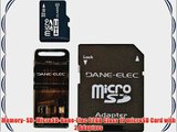 Memory- SD- MicroSD-Dane-Elec 32GB Class 10 microSD Card with 2 Adapters