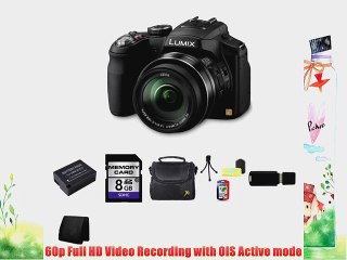 Panasonic Lumix DMC-FZ200 12.1 MP Digital Camera with CMOS Sensor and 24x Optical Zoom - Black