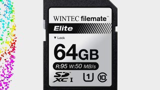 Filemate Wintec Filemate Elite 64GB UHS-I U1 SDXC C10 Card (3FMSX64GU1E-R)