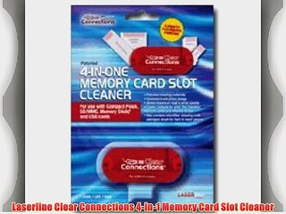Laserline Clear Connections 4-in-1 Memory Card Slot Cleaner