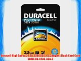 Duracell High Speed 32 GB 300X USB 2.0 Compact Flash Card Card UDMA DU-CF30-32G-C