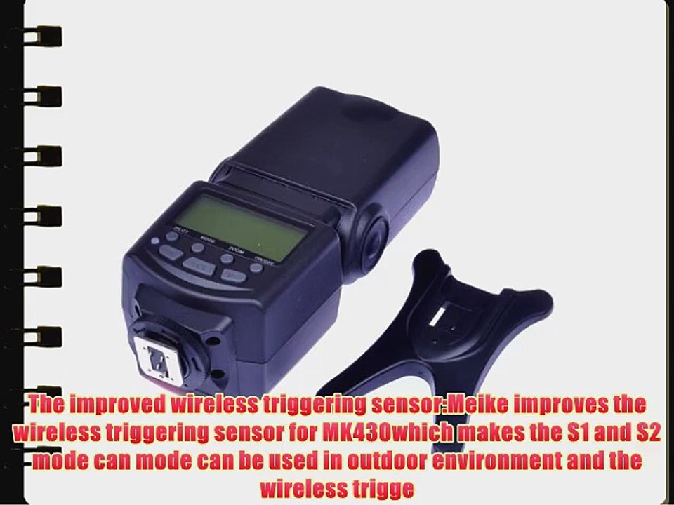 BestDealUSA Meike MK430 TTL LCD Universal Flash Speedlite for Canon EOS 5D Mark II 7D 450D