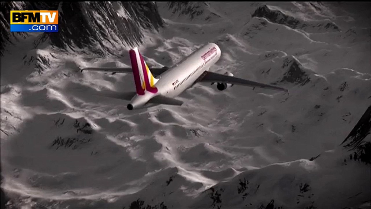 Le crash de l'A320 en images de synthèse