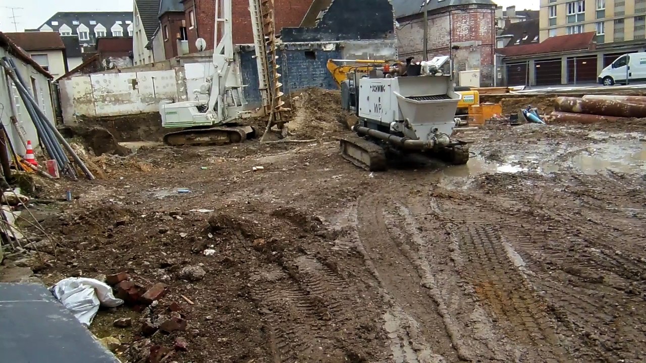 Beauvais : travaux en cours rue de la Madeleine