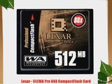 Lexar - 512MB Pro 80X CompactFlash Card