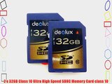 Trade Twin Pack 2 x 32GB Memory Card class 10 SD SDHC Memory Card class 10 FOR Canon PowerShot