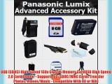 8GB Advanced Accessory Kit For Panasonic Lumix DMC-ZS7 DMC-ZS10 DMC-ZS8 DMC-ZS9 DMC-3D1 DMC-ZS20