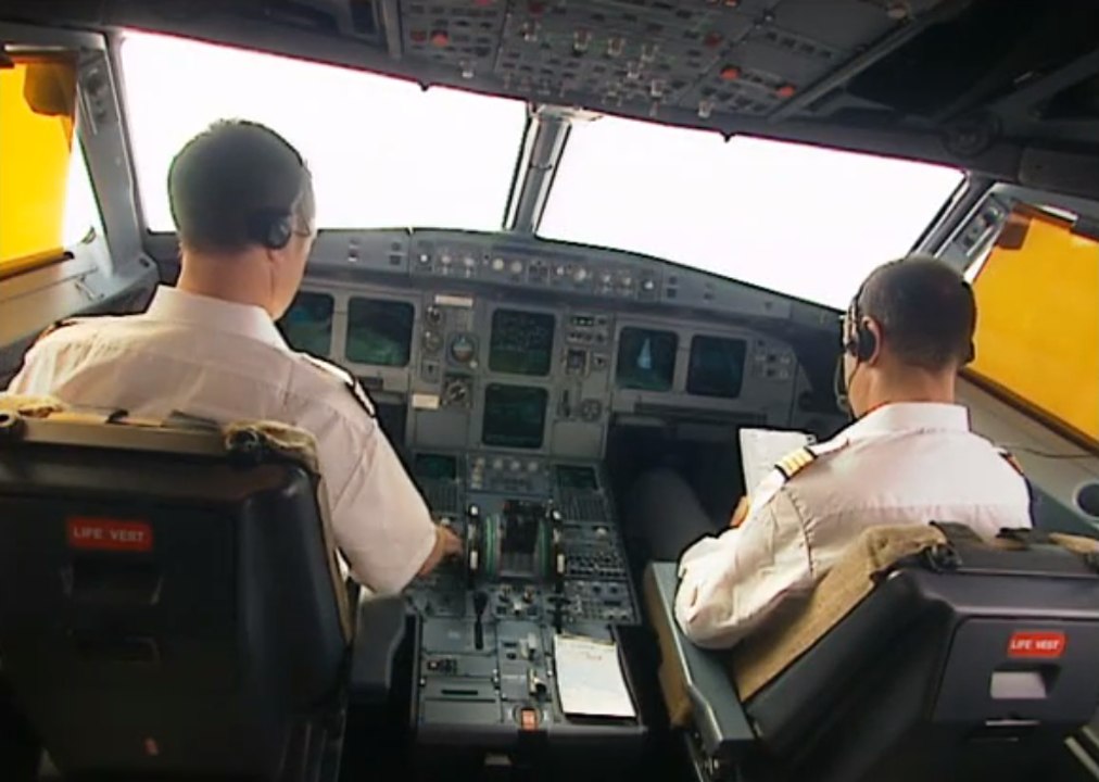 Sistema de tancament de la cabina d'un Airbus