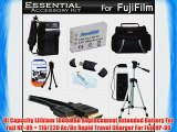Essential Accessories Kit For Fuji Fujifilm X-S1 XS1 X100S Digital Camera Includes Extended