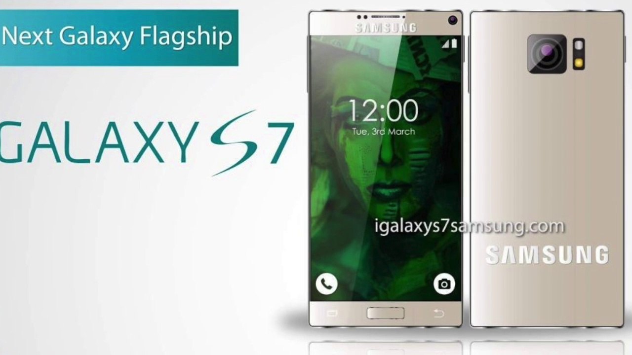 Samsung Galaxy S7 : concept avec un écran de 5,2 pouces