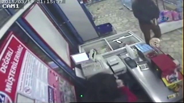 Marketi böyle soydular