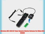 Wireless MC-36R N3 Timer Remote Shutter Release For Nikon D90 D5000