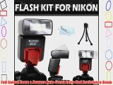 Flash Bundle Includes Digital Autofocus i-TTL Flash With Zoom And Bounce   More For Nikon Df