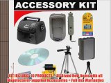 Deluxe DB ROTH Accessory kit For The Canon DC310 DC320 DC330 DC410 DC420 DVD Camcorders