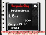 Komputerbay 16GB High Speed Compact Flash CF 300X Ultra High Speed Card 10MB/s Write and 52MB/s