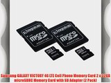 Samsung GALAXY VICTORY 4G LTE Cell Phone Memory Card 2 x 32GB microSDHC Memory Card with SD