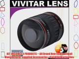 Vivitar 500mm f/8.0 Series 1 Multi-Coated Mirror Lens For The Canon Digital EOS Rebel T1i T2i