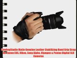 CowboyStudio Matin Genuine Leather Stabilizing Hand Grip Strap for Canon EOS Nikon Sony Alpha