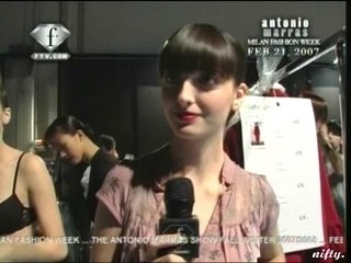 antonio marras fw07 backstage