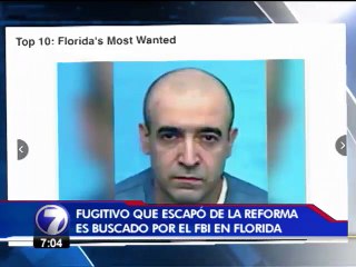 Fugitivo que escapó de la Reforma es buscado por el FBI en Florida, EEUU