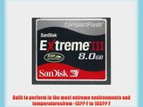 SanDisk Extreme III 8 GB CompactFlash Flash memory card (SDCFX3-008G-A31 EU Retail Package)