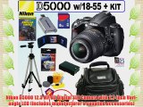 Nikon D5000 12.3 MP DX Digital SLR Camera with 18-55mm f/3.5-5.6G AF-S DX VR Nikkor Zoom Lens