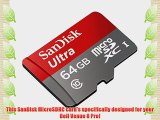 Professional Ultra SanDisk 64GB MicroSDXC Dell Venue 8 Pro card is custom formatted for high