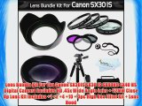 Lens Bundle Kit For The Canon SX30IS SX30 IS SX40HS SX40 HS Digital Camera Includes HD .45x