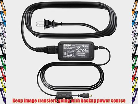Nikon EH-62B AC Adapter for Coolpix L1/S4/2200/3200/4100/4600/5600/7600 Digital Cameras
