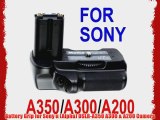 Neewer Vertical Battery Grip for Sony Alpha A350 A300 A200 Digital SLR Cameras -Replacement