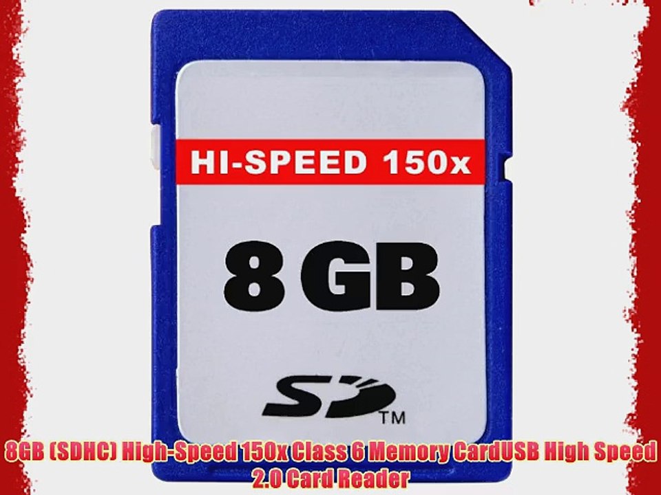 8GB Accessory Kit For The Canon SX30IS SX30 IS Canon G12 Digital Camera Includes 8GB High Speed